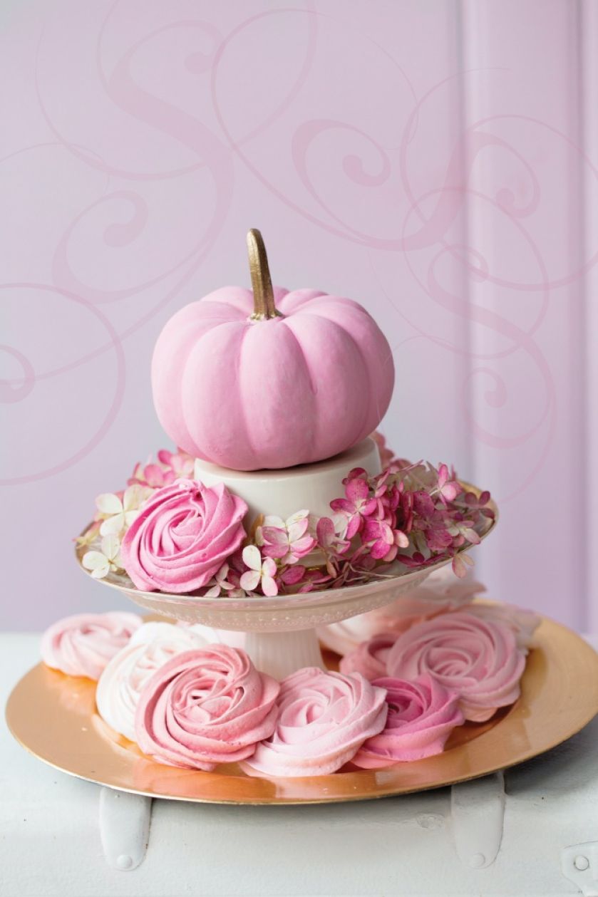 dekoracja z dyni na stół