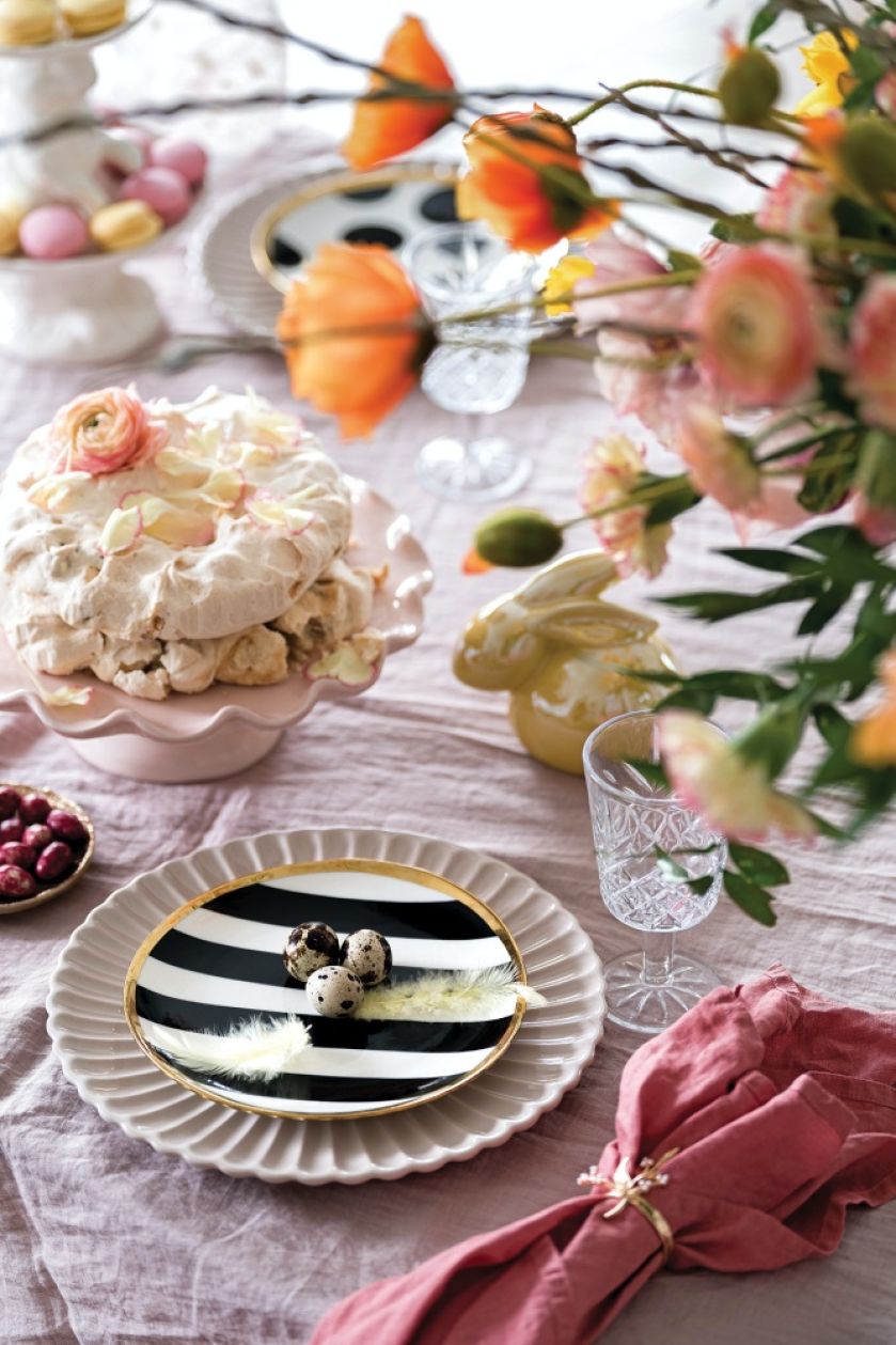 styl paryski dekoracja stołu