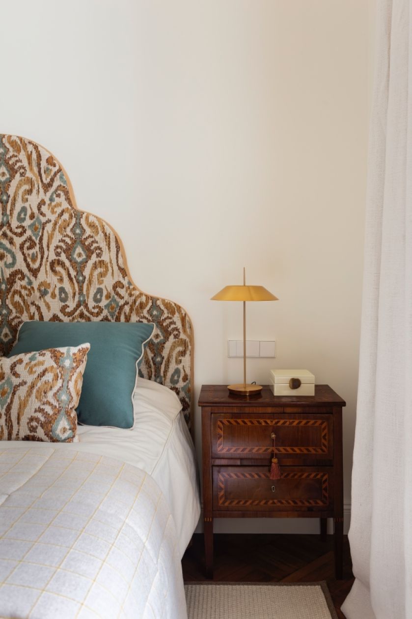 mieszkanie kolekcjonera sztuki sypialnia gościnna