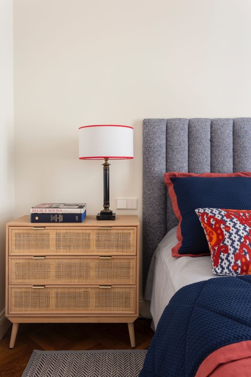 apartament kolekcjonera sztuki sypialnia gościnna