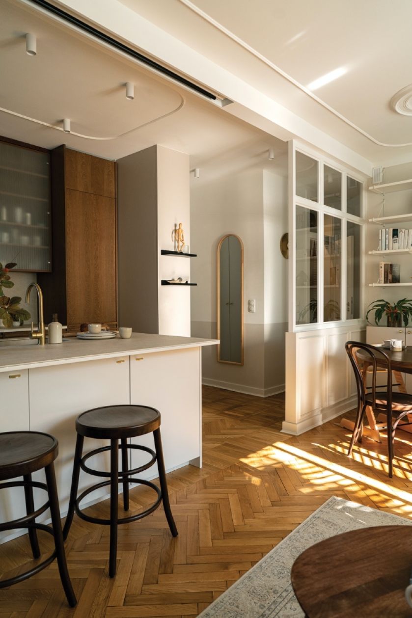 mieszkanie 58 m2 aranżacja kuchni