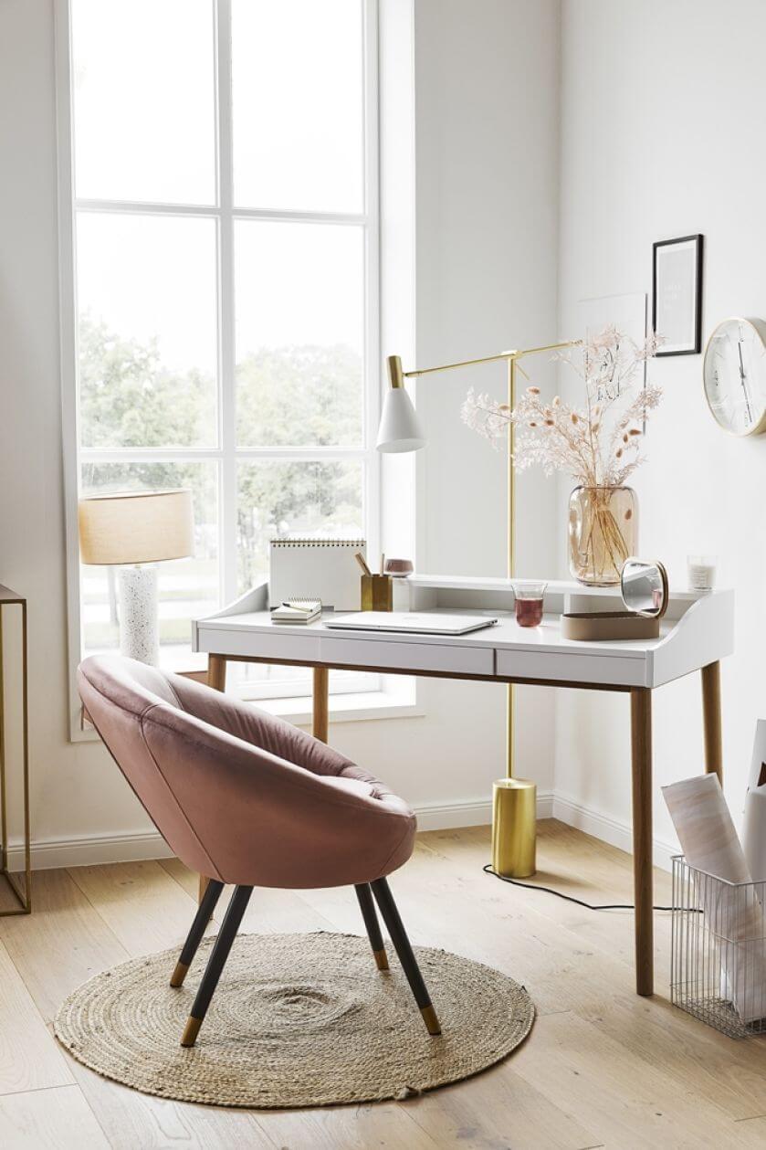 przytulne domowe biuro