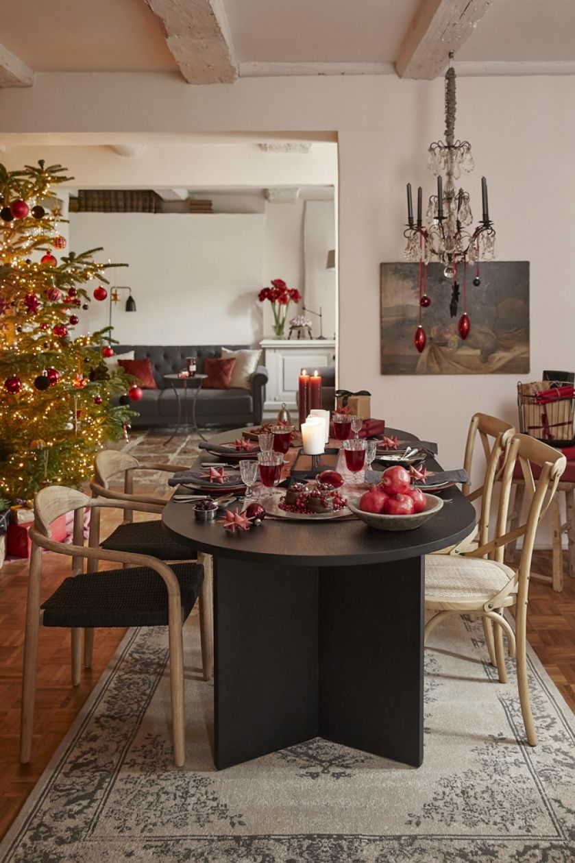 wystrój wnętrza na boże narodzenie