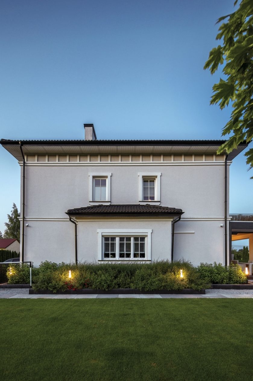 dom w stylu włoskiej willi