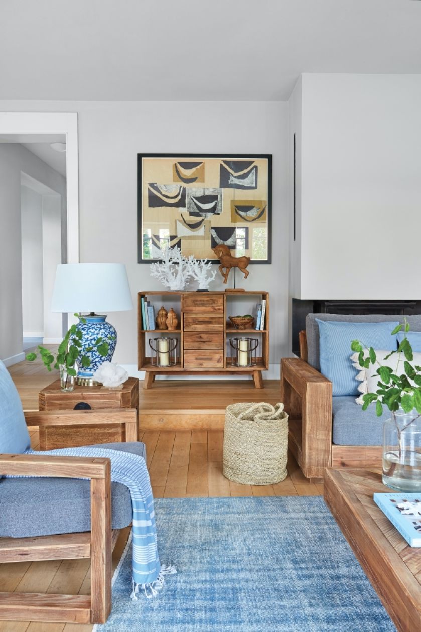 drewniane meble do salonu