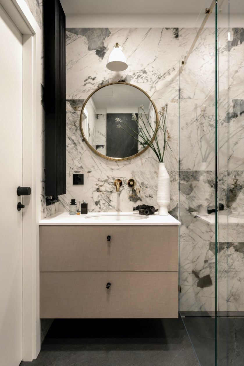 luksusowa łazienka modern classic inspiracje