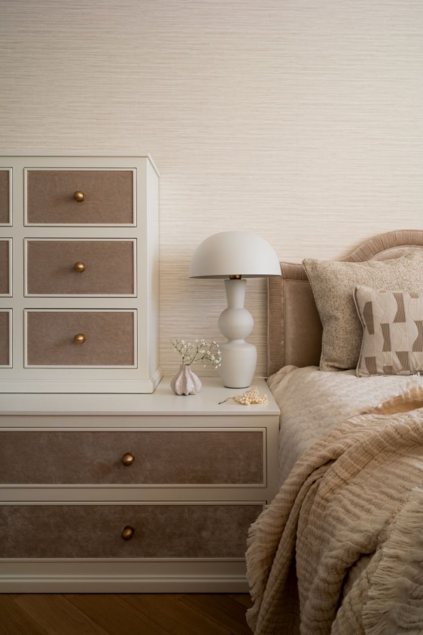 luksusowa kobieca sypialnia modern classic inspiracje