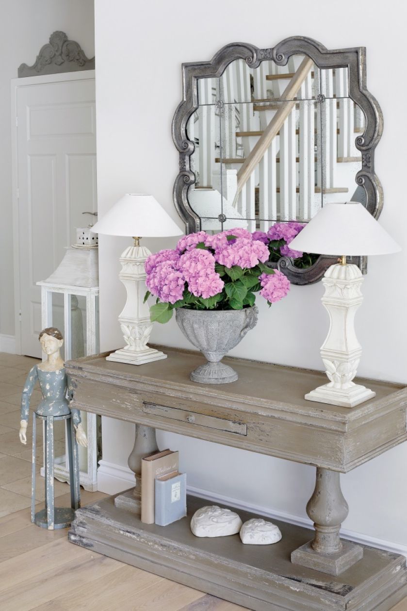 dekoracje z hortensji do domu