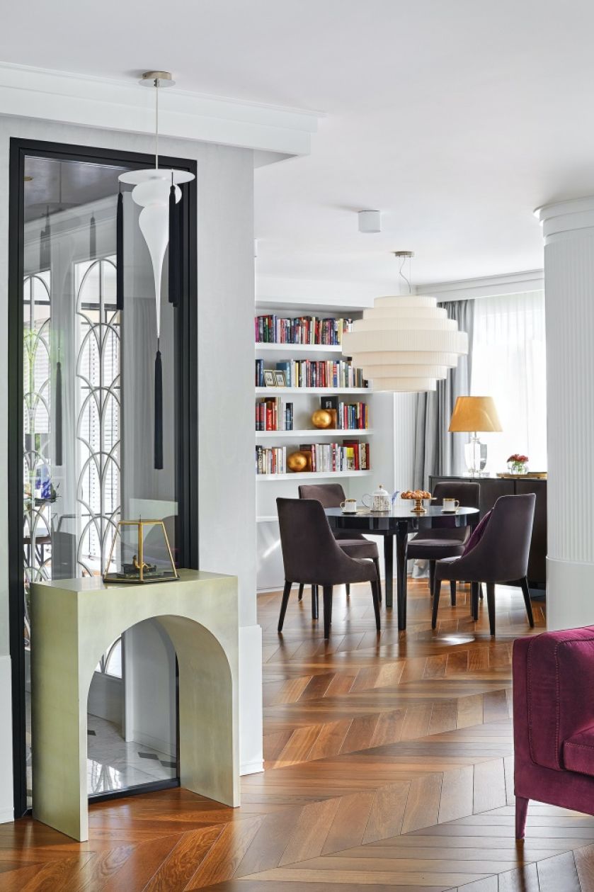 jadalnia w stylu art deco aranżacja