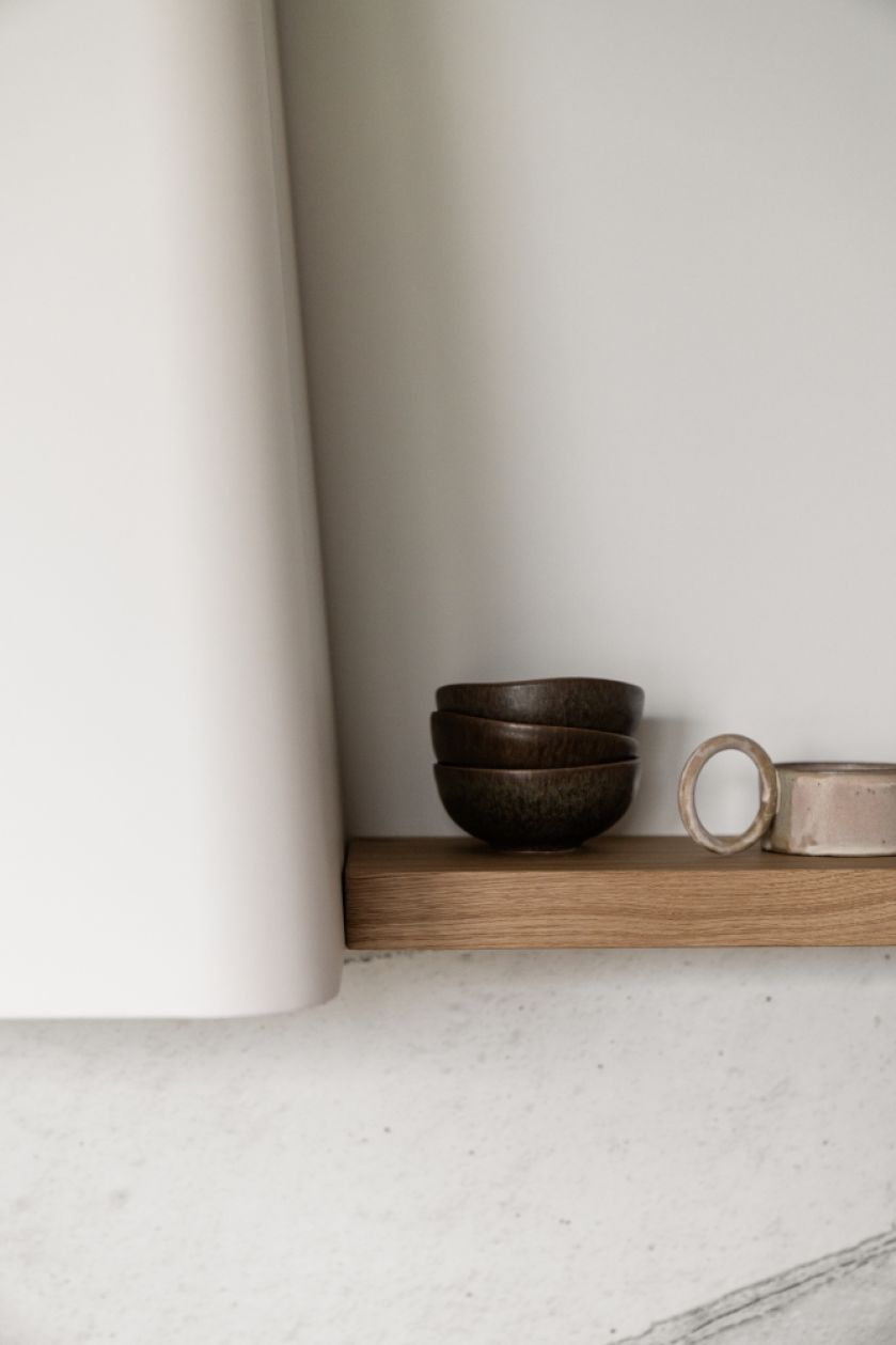 mieszkanie 38 m2 aranżacja kuchni w stylu japandi