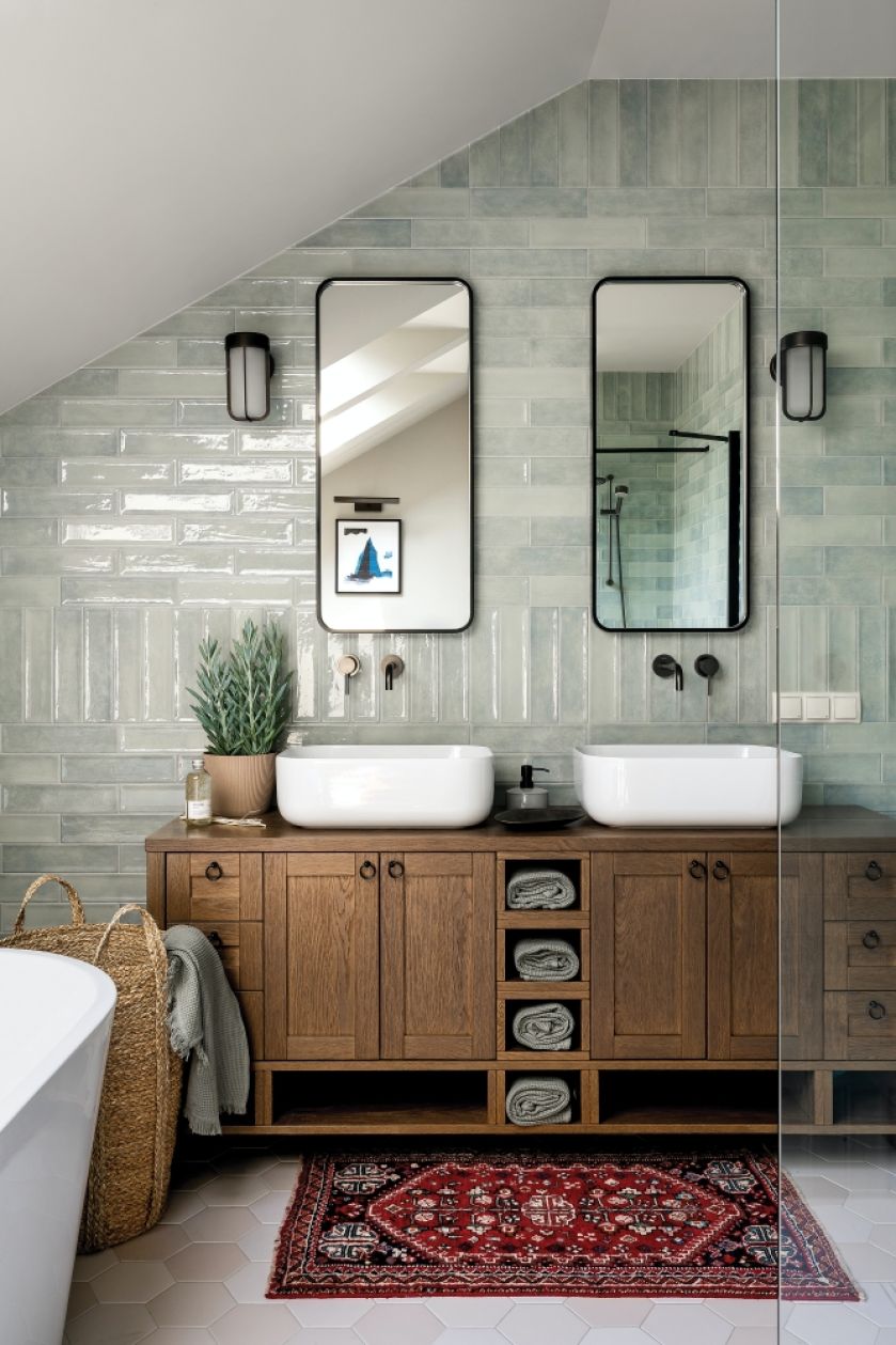 łazienki na poddaszu zdjęcia