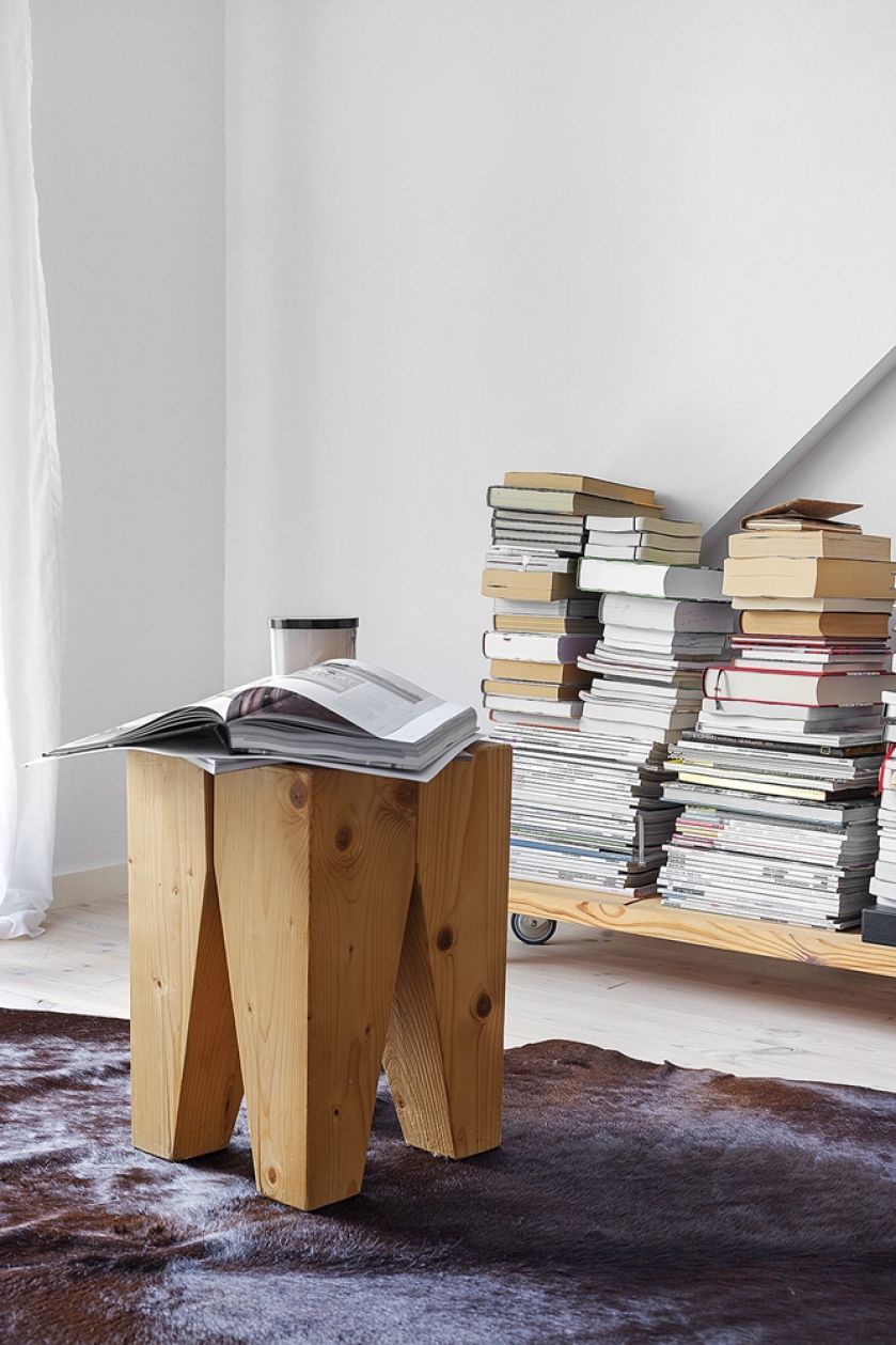 kącik do czytania w stylu skandynawskim