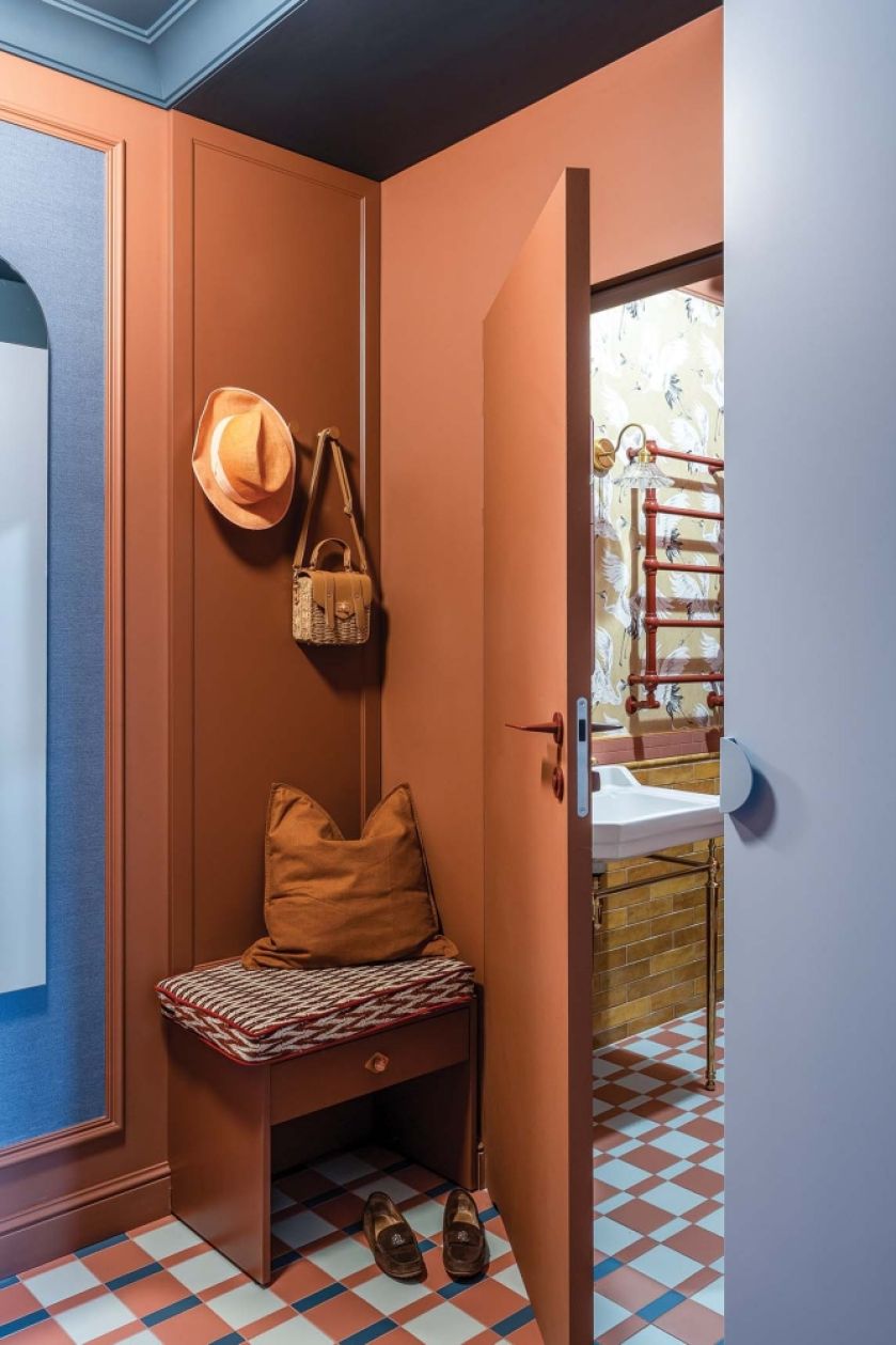 kolorowe ściany w mieszkaniu