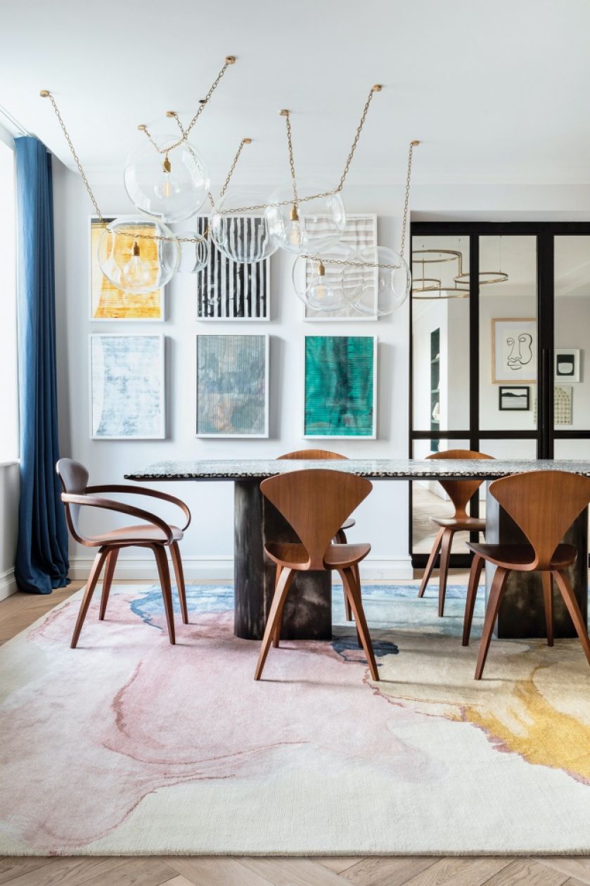 kolorowy dywan do salonu