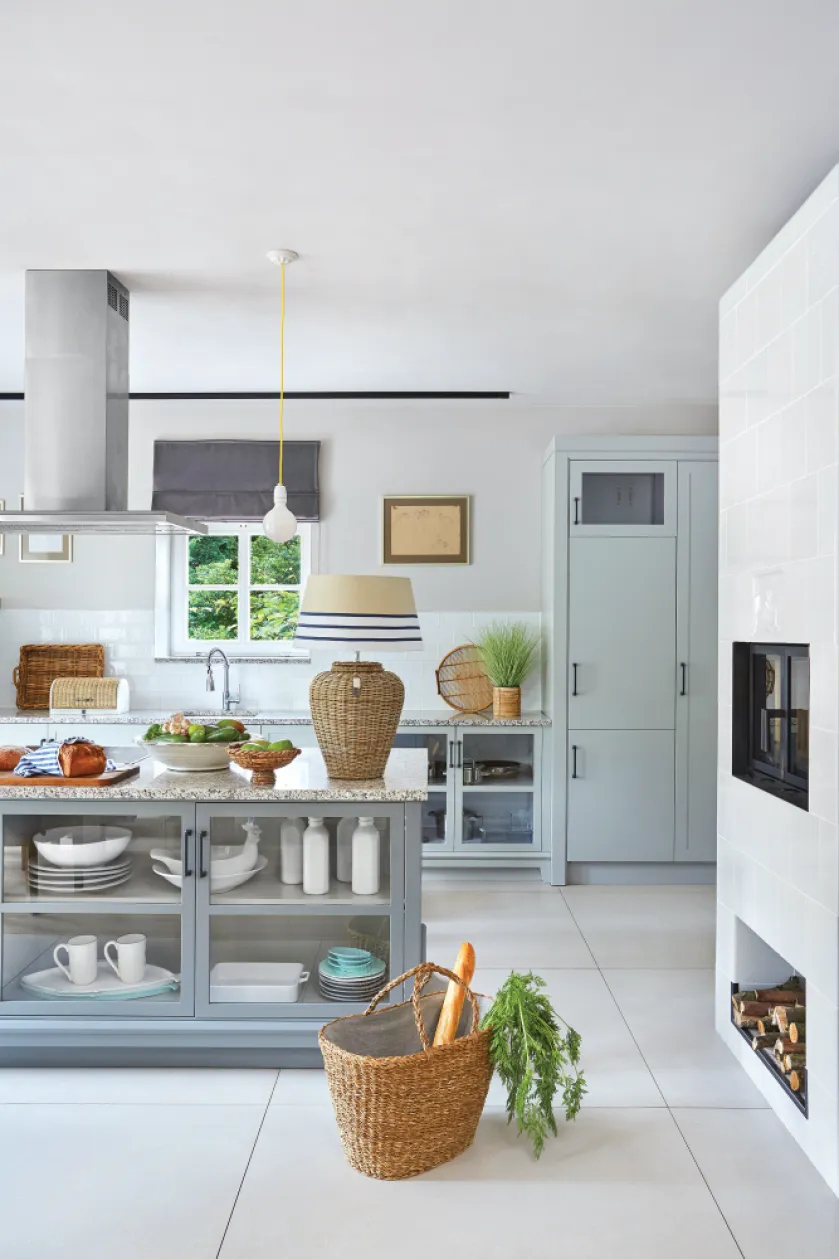 kuchnia z nietypową wyspą