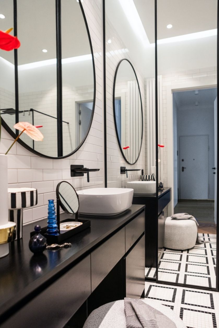 łazienka w stylu paryskim