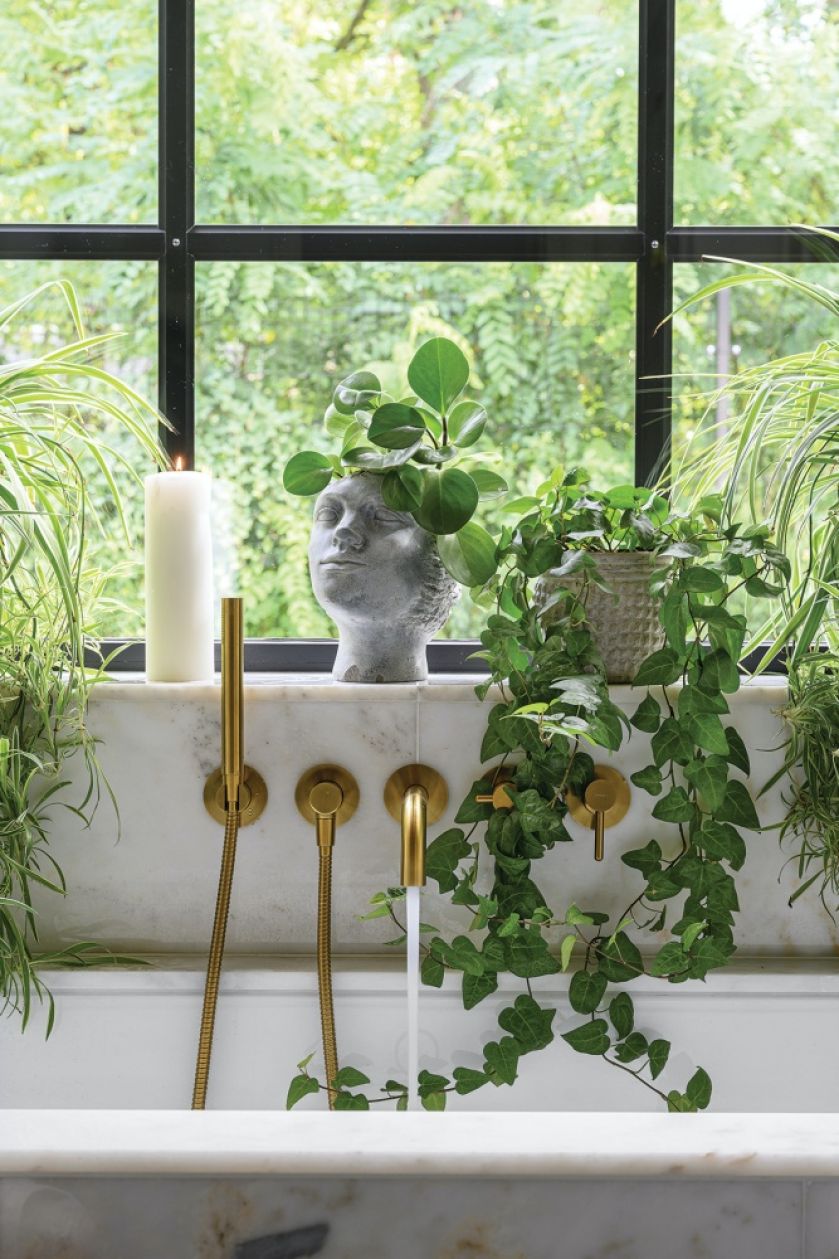 łazienka w stylu farmhouse