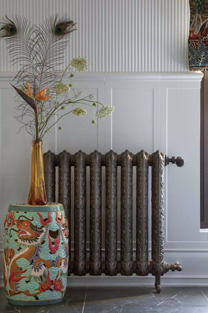 klasyczna łazienka z orientalnymi akcentami