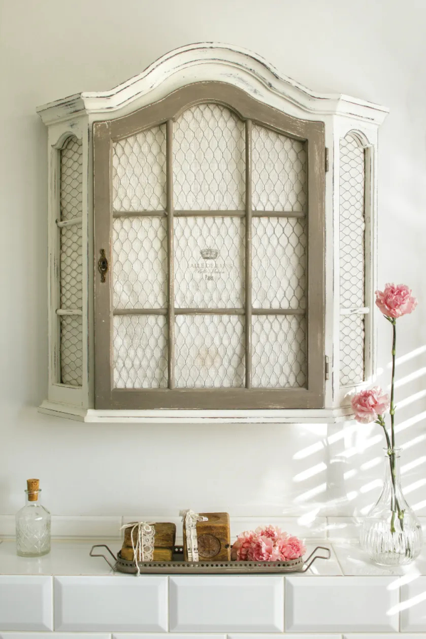 łazienka w stylu shabby chic