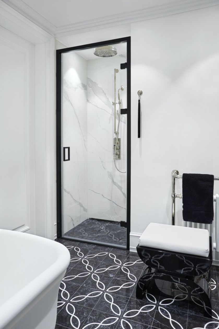 łazienka w stylu art deco