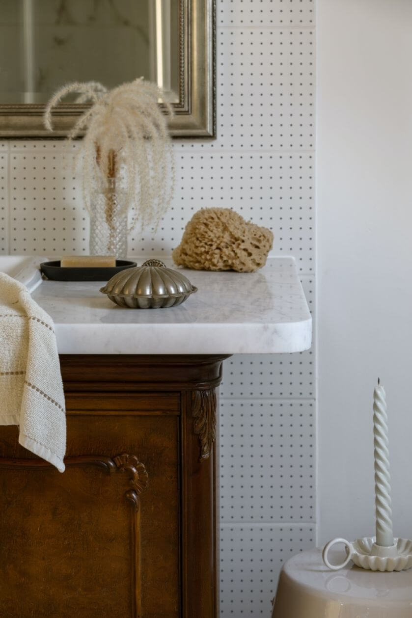 łazienka w stylu modern country