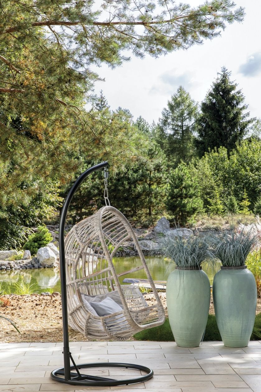 fotel bujany na taras