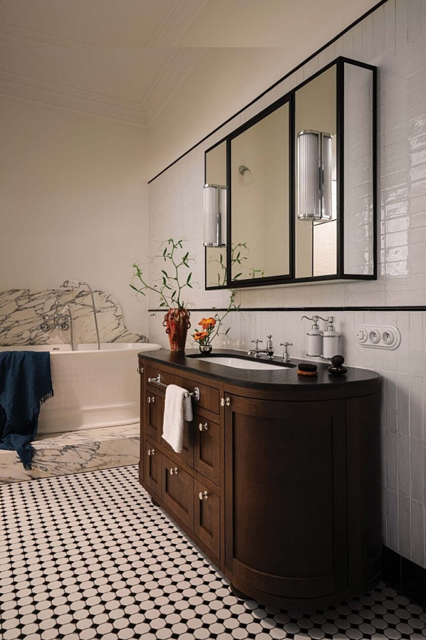 przedwojenny szyk w łazience