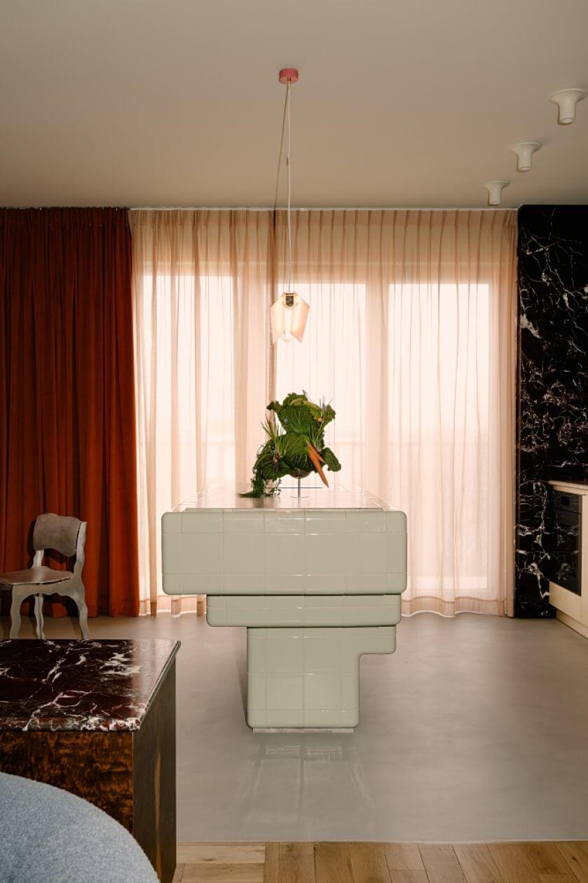 kuchnia w mieszkaniu rozkosznego