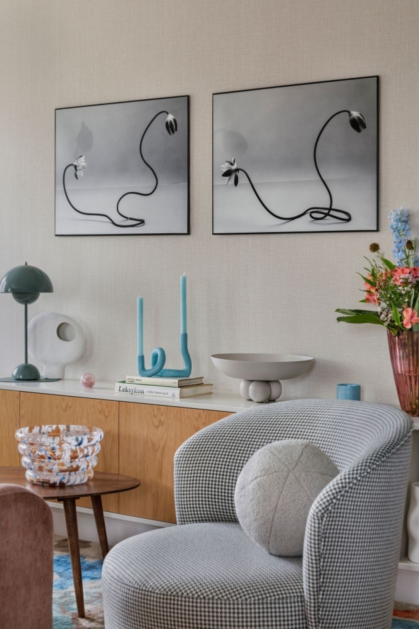 aranżacja pastelowego salonu