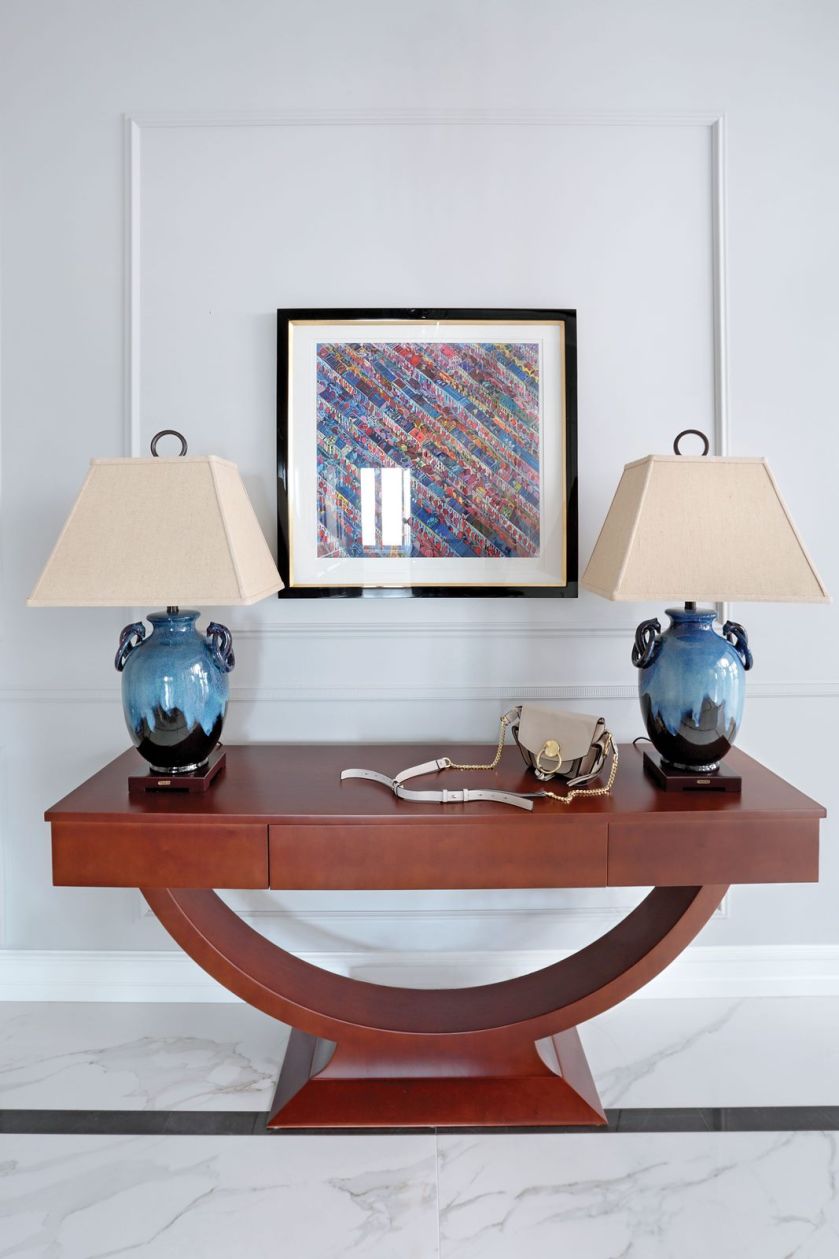 Aranżacja wnętrza w stylu hampton i nowojorskiego art déco