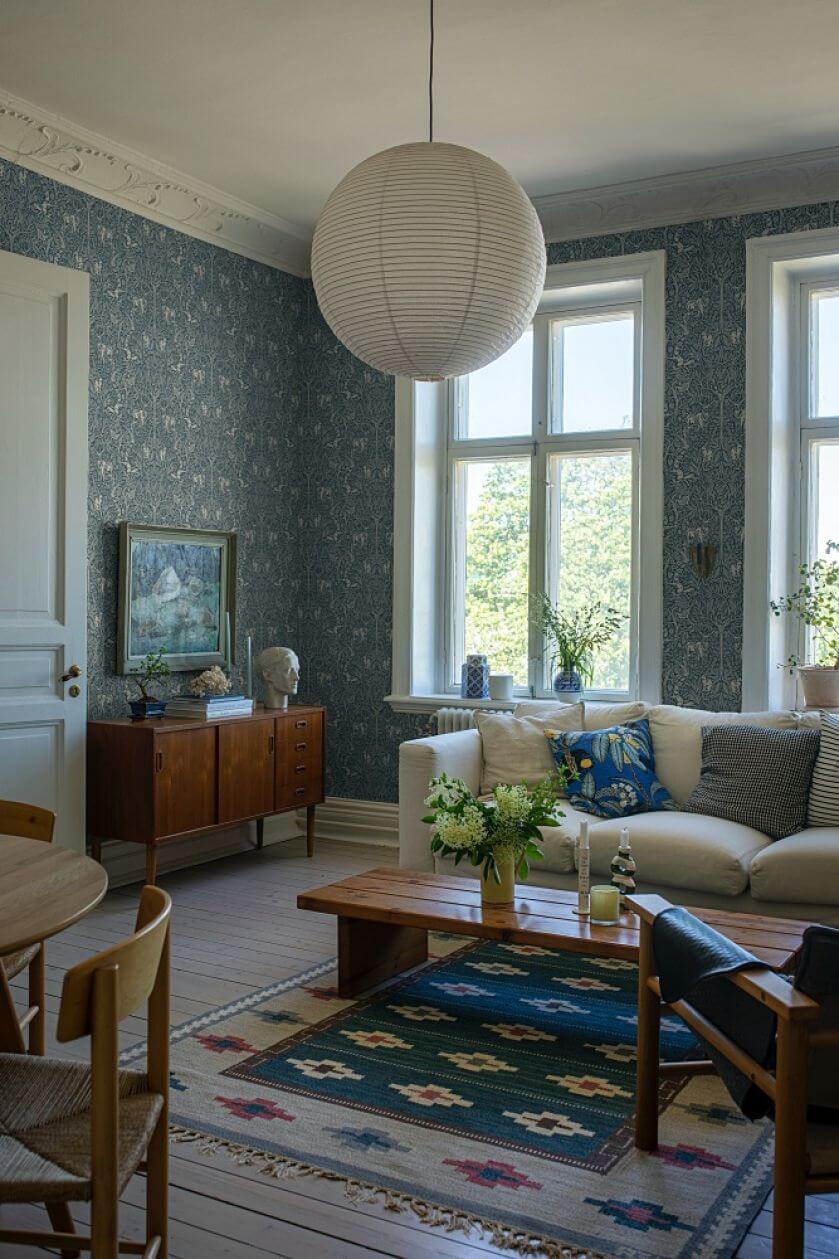 modne tapety do salonu 2023