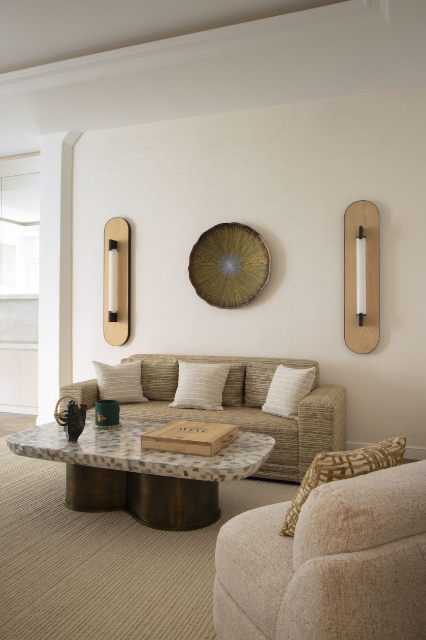 kącik relaksu w salonie