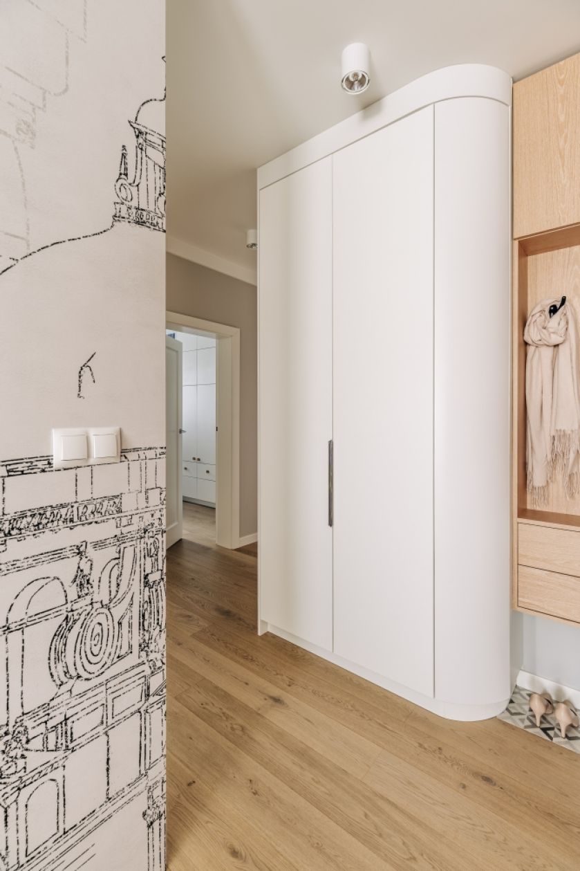 nowoczesna aranżacja mieszkania w Łodzi