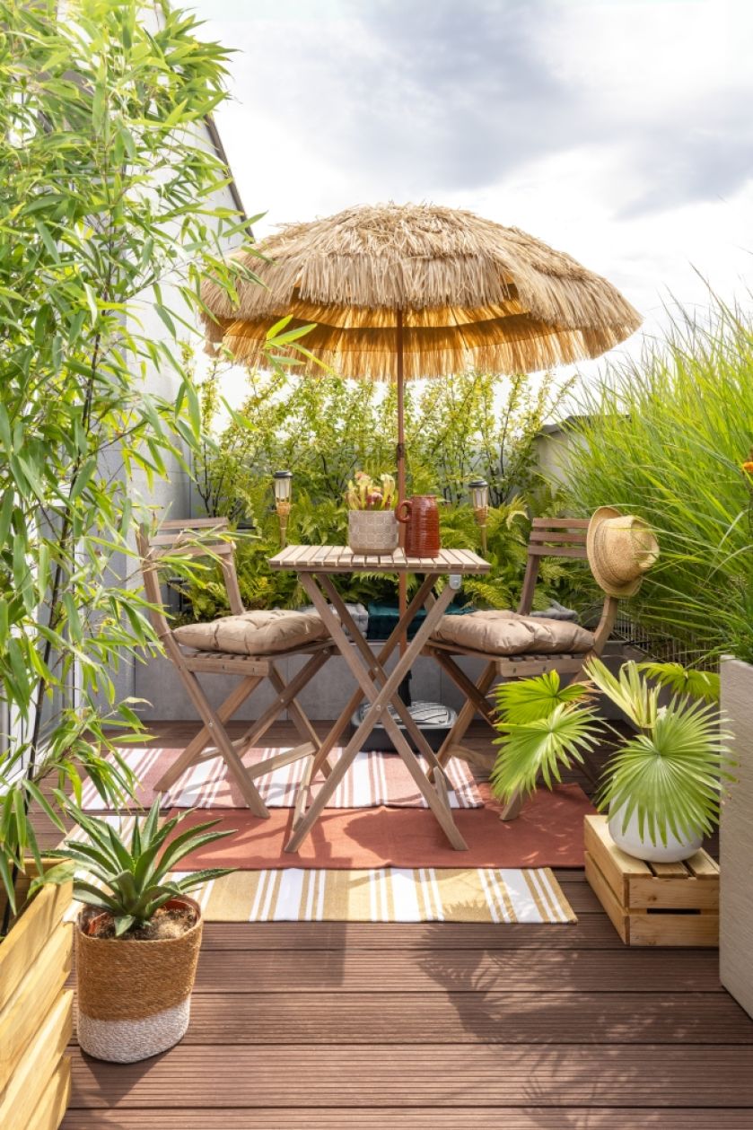 Parasol ogrodowy hawajski