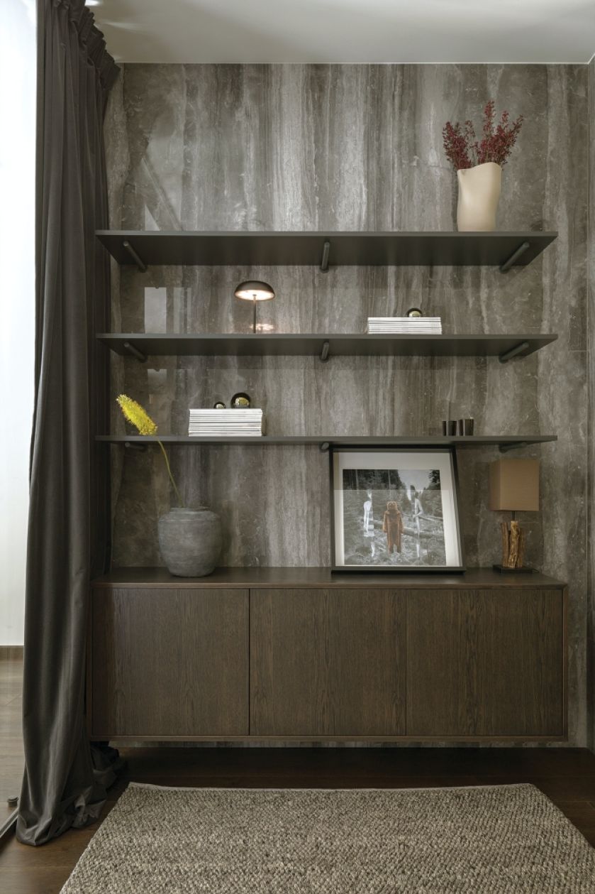 Męskie domowe biuro