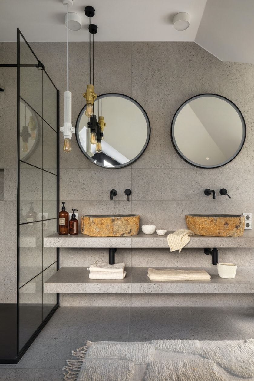 nowoczesny dom góralski łazienka