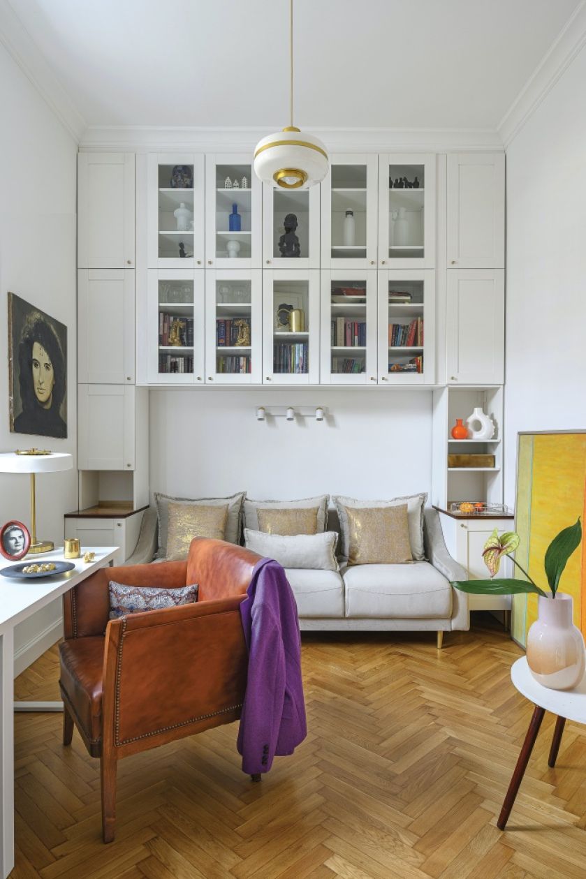 domowe biuro w mieszkaniu w kamienicy