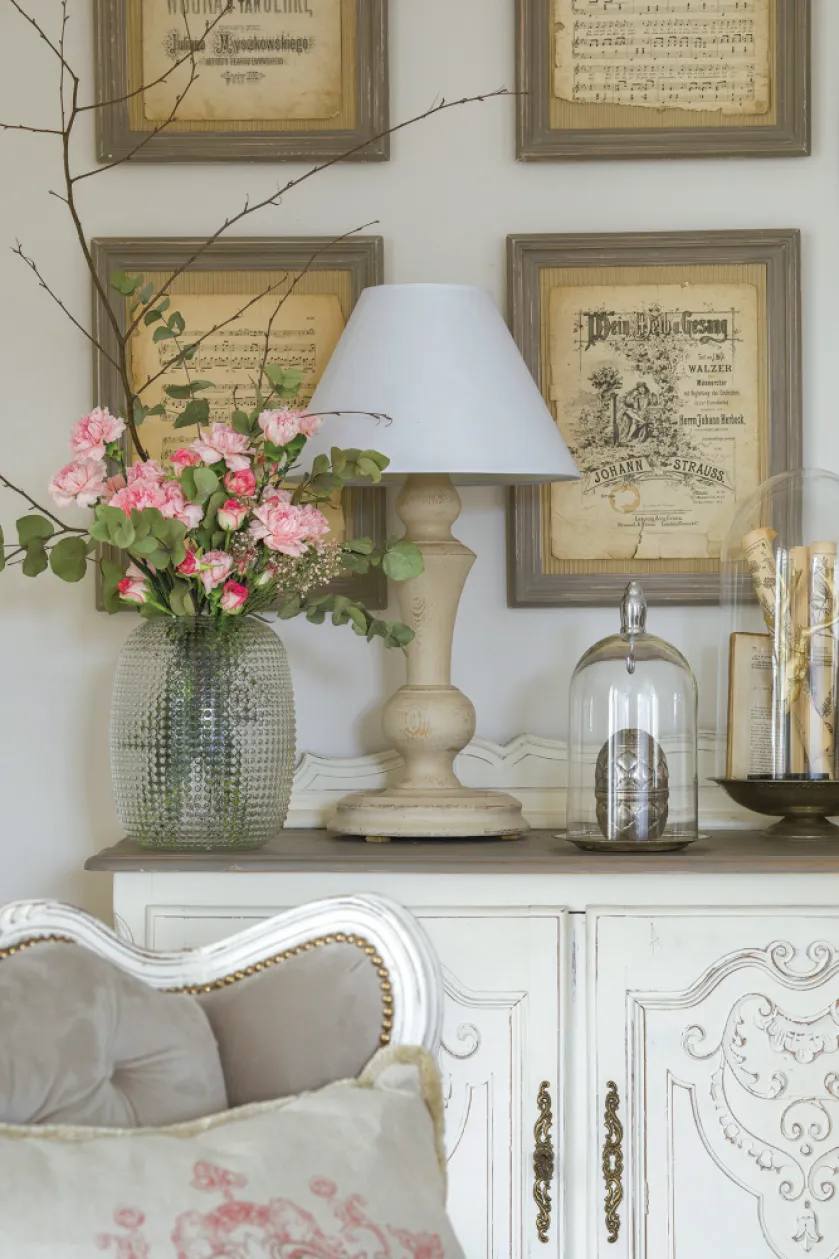 shabby chic ręcznie robione dekoracje do domu