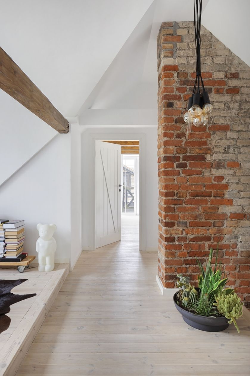 owoczesne wnętrza w starym domu