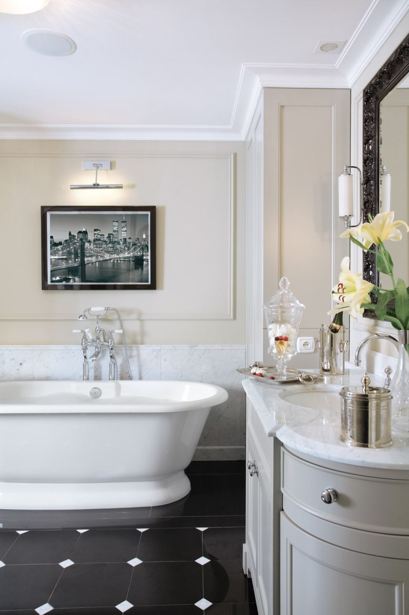 łazienka w stylu francuskim