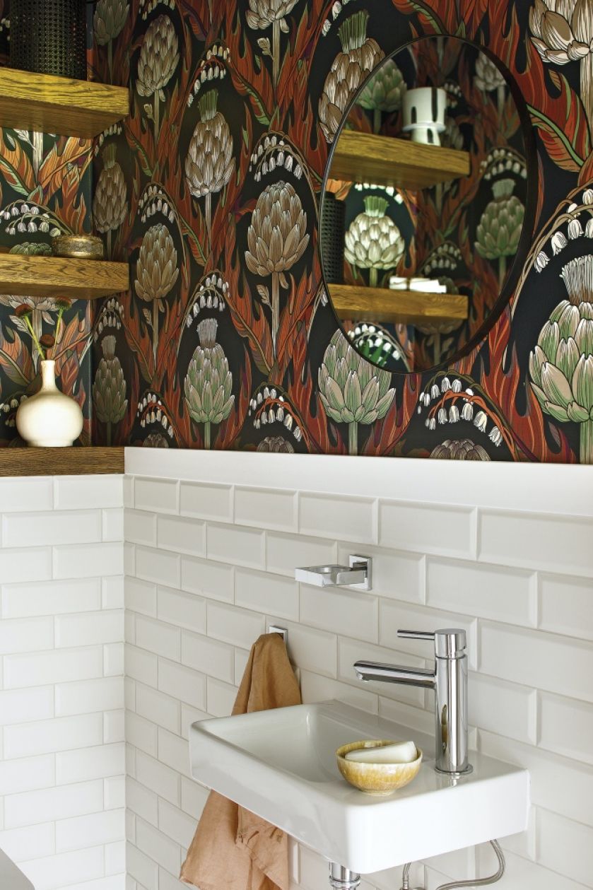 styl modern farmhouse łazienka