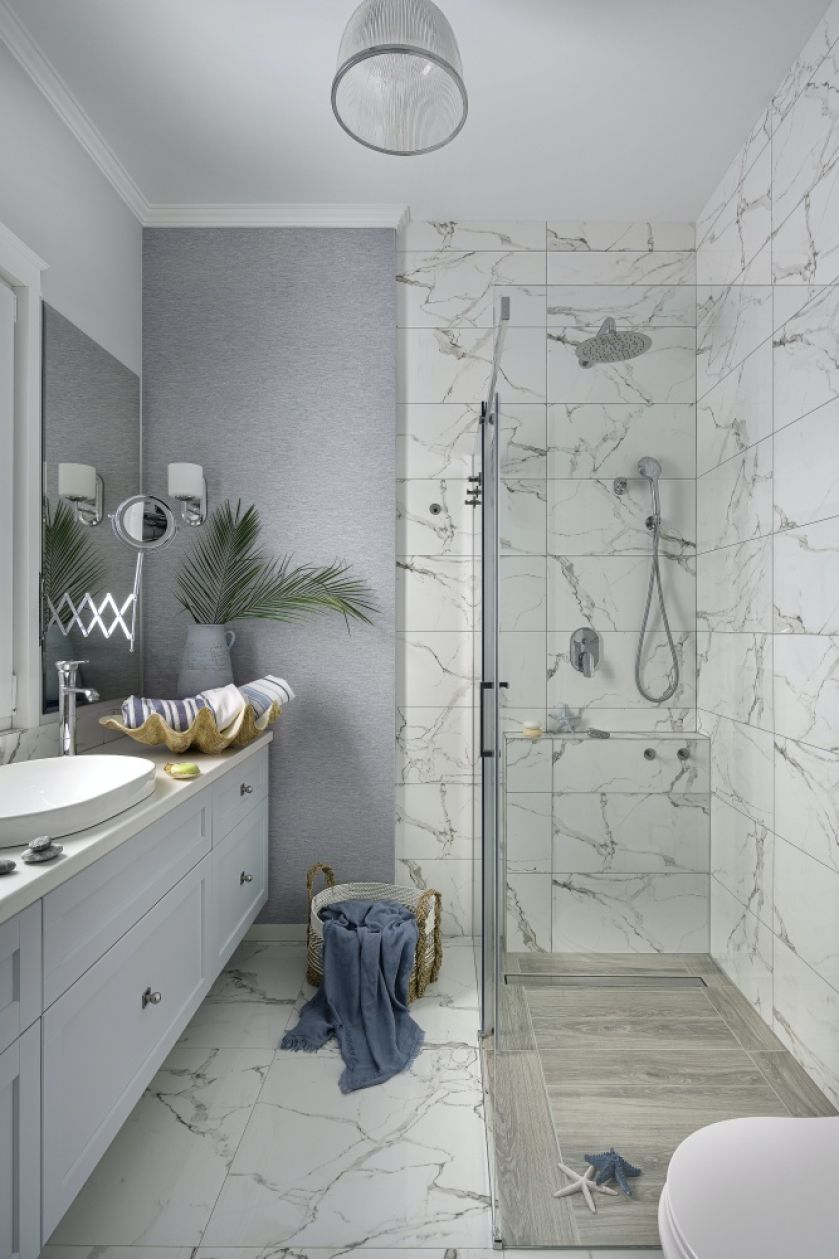 styl hamptons łazienka inspiracje