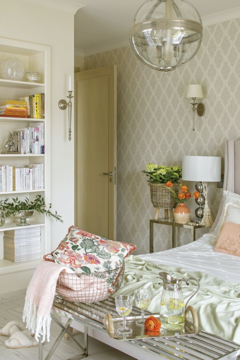 kobieca sypialnia modern classic