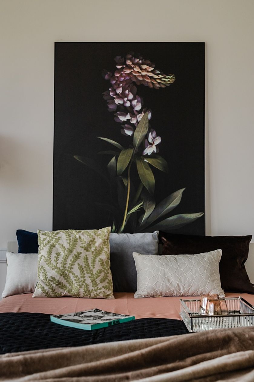 sypialnia w stylu nowojorskim dekoracje