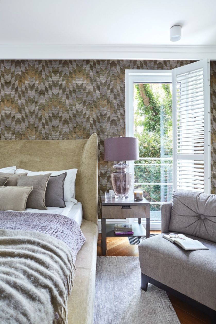 sypialnia w stylu art deco