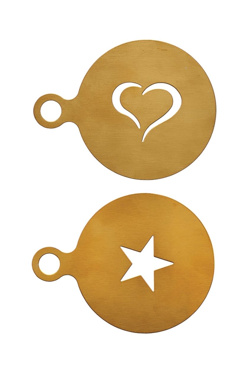 szablony do dekoracji kawy