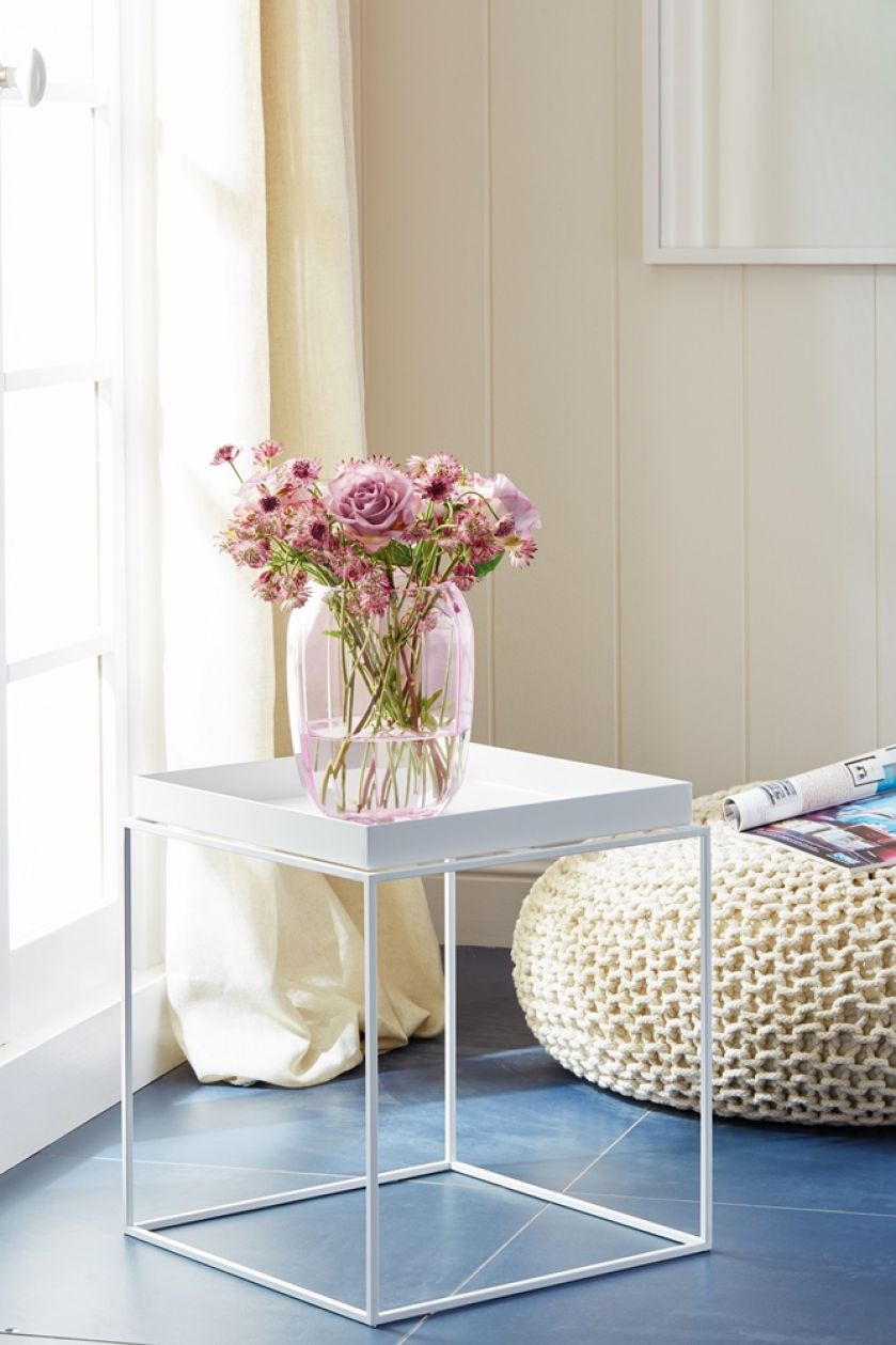 różowe wazony do salonu