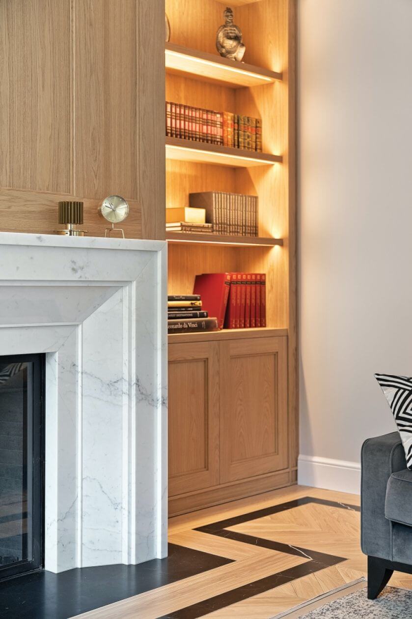 styl modernistyczny salon