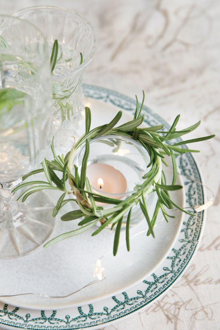 ziołowe obrączki na serwetki