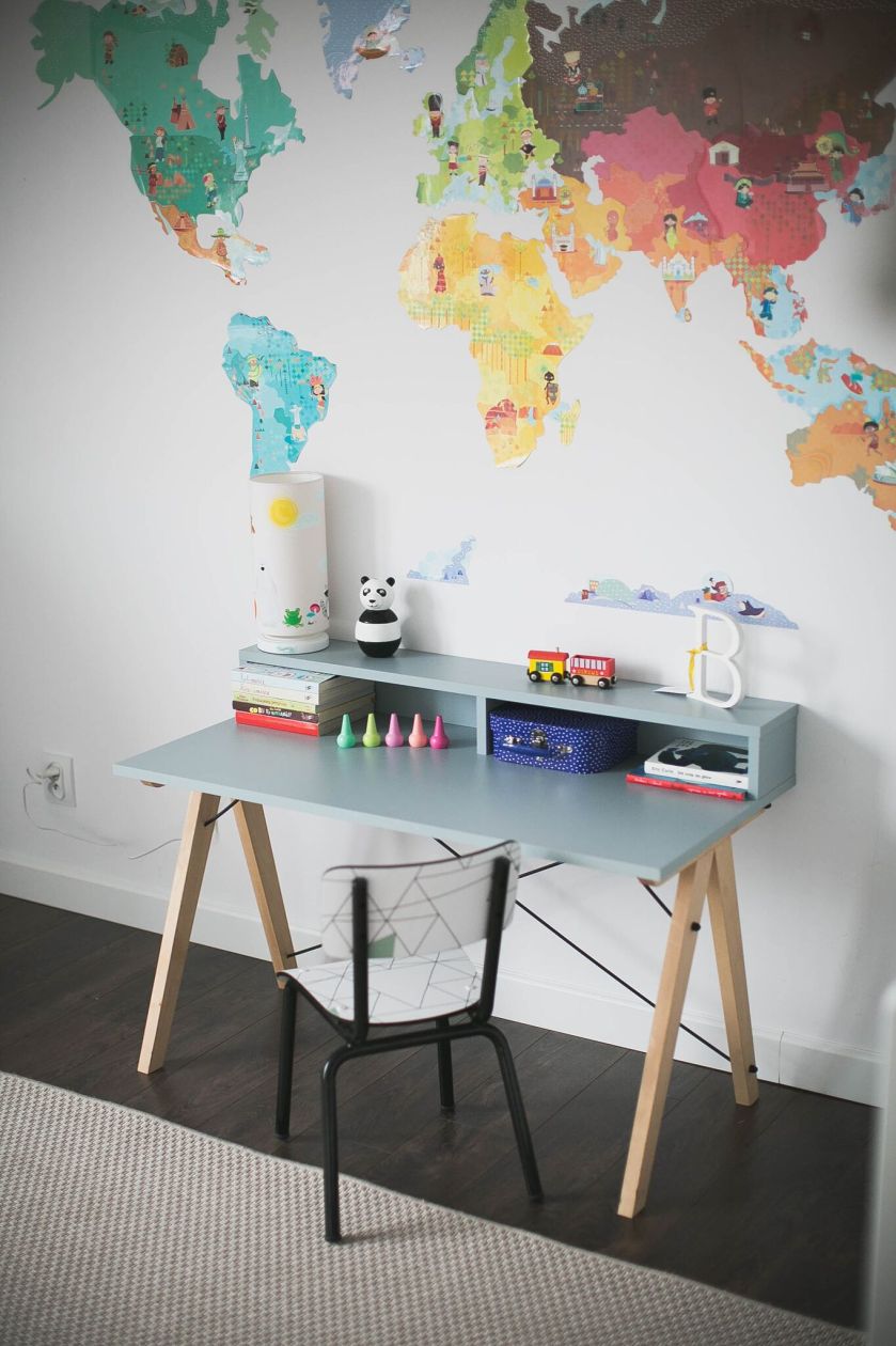 tapeta z mapą geograficzną